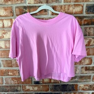 Nuuds vintage cotton Pink Women's Crop Top